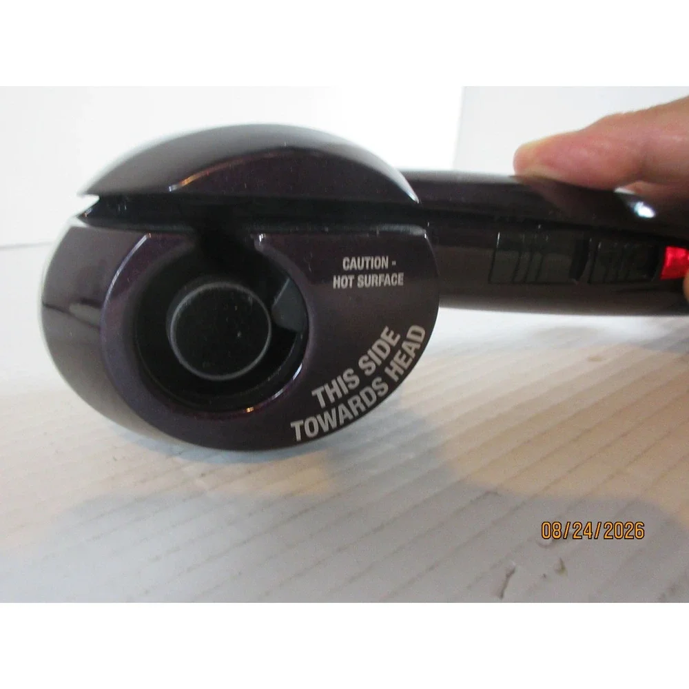 Conair Infiniti Pro Curl Secret CD203R Automatic Hair Curler Purple Metallic